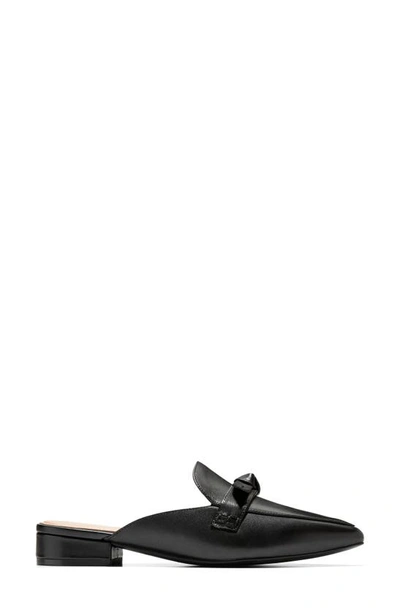 Cole Haan Piper Bow Mule In Black Ltr