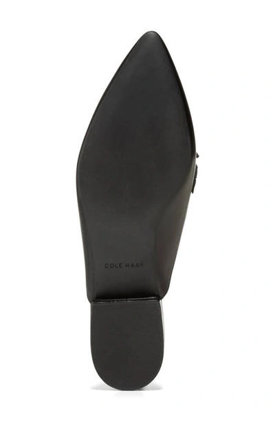 Shop Cole Haan Piper Bow Mule In Black Ltr