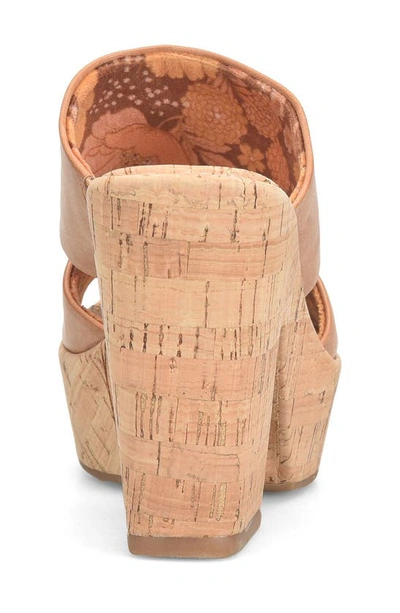 Korks Dezi Cork Platform Sandal In Natural