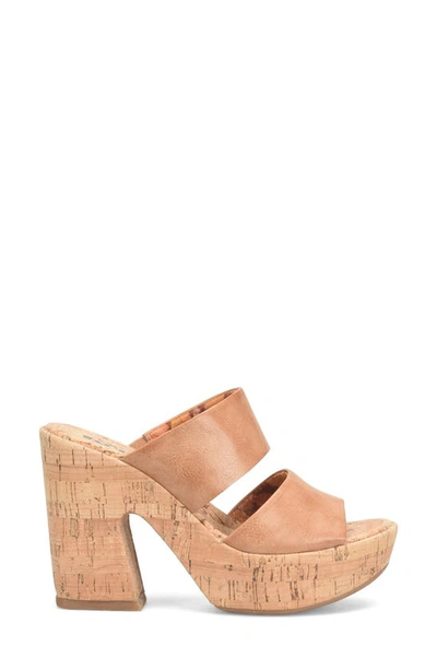 Shop Korks Dezi Cork Platform Sandal In Natural