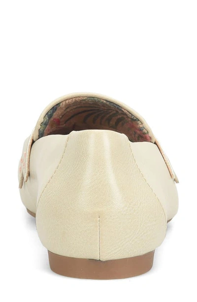 Shop Korks Posie Penny Loafer In Cream