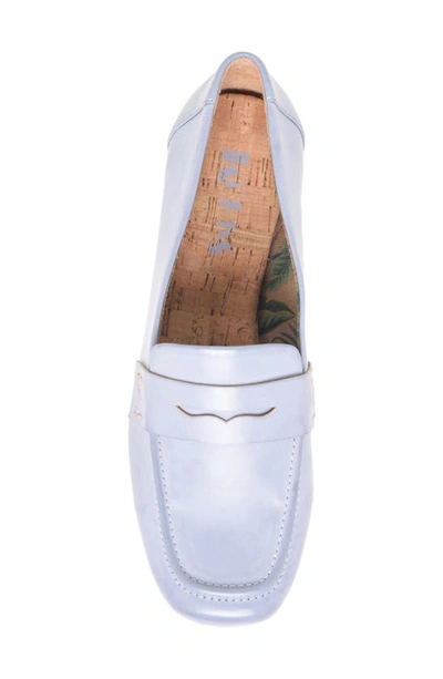 Korks Posie Penny Loafer In Purple