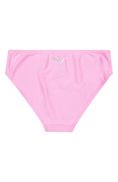 Shop Puma Cross Back Two-piece Swimsuit In Lilac Chiffon