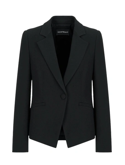 Shop Ea7 Emporio Armani Jackets In Nero-black