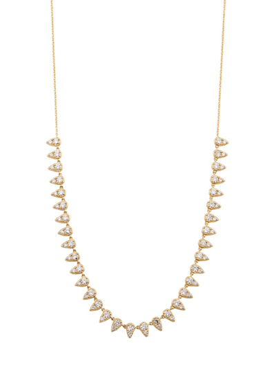 Shop Saks Fifth Avenue Women's 14k Yellow Gold & 2.45 Tcw Diamond Necklace