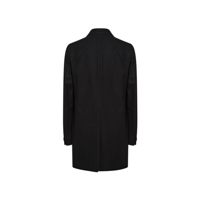 Shop Dolce & Gabbana Wool Coat In Black