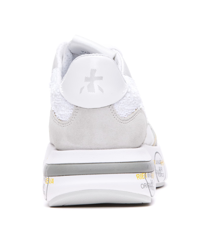 Shop Premiata Cassie 6346 Sneakers In White