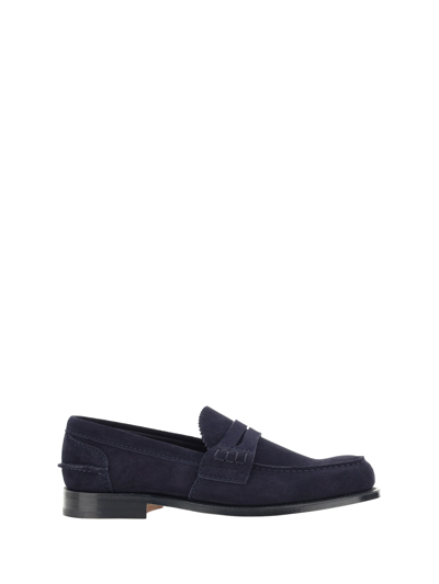 Shop Church's Loafers In Navy