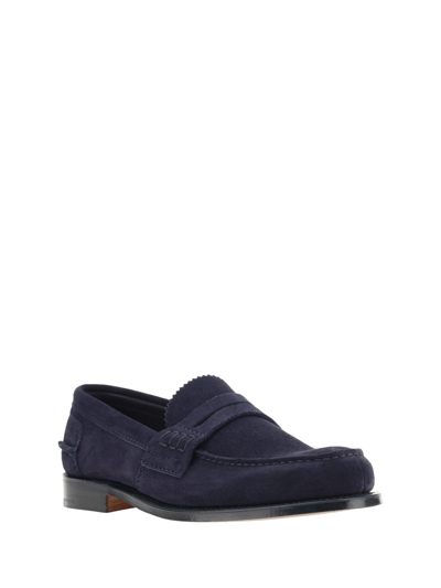 Shop Church's Loafers In Navy