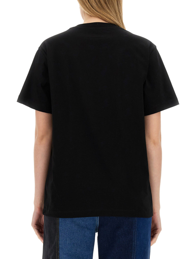 Shop M05ch1n0 Jeans T-shirt With Logo In Black