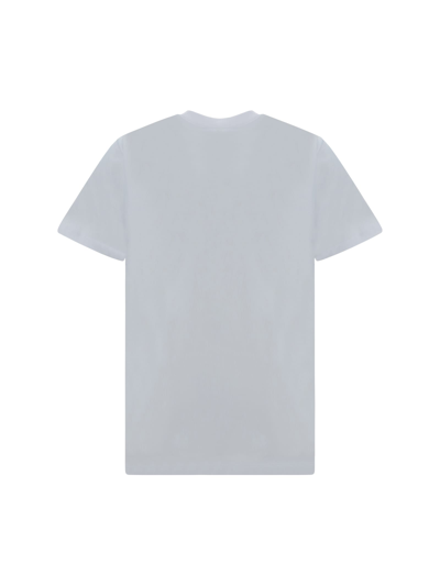 Shop Ganni Jersey Seahorse T-shirt In Bright White