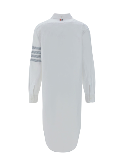 Shop Thom Browne Chemisier Dress In White