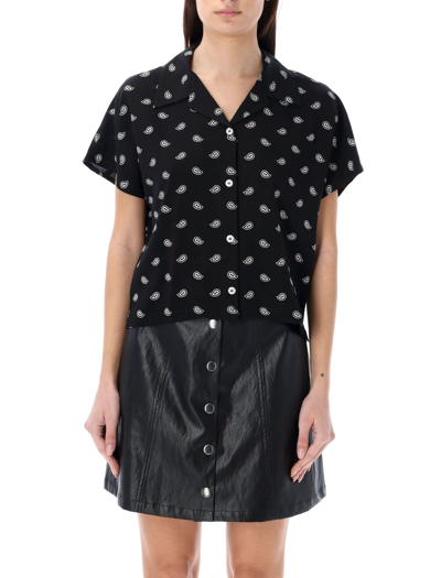 Shop Apc Miley Bandana Shirt In Black