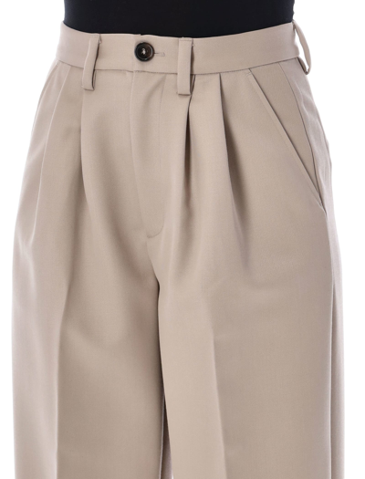 Shop Anine Bing Carrie Pant In Taupe