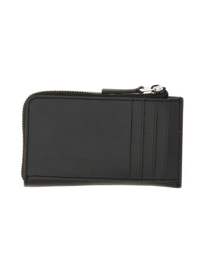 Shop Marc Jacobs Leather Card Holder In Nero