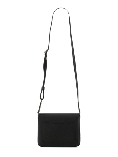 Shop Dolce & Gabbana Medium Leather Shoulder Bag In Nero