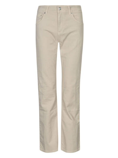 Shop Department Five Straight Buttoned Jeans In White