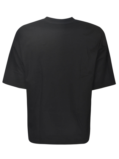 Shop Lanvin Logo Laced T-shirt In Black