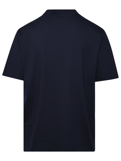 Shop Palm Angels Sartorial Tape T-shirt In Navy Cotton