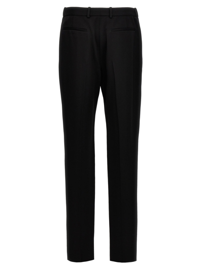 Shop Saint Laurent Tuxedo Pants In Black