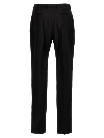 Shop Saint Laurent Faille Pants In Black