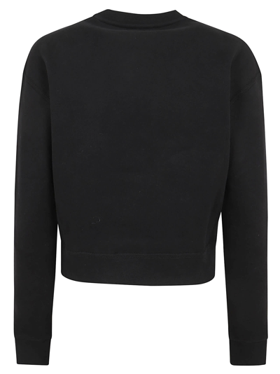 Shop Ralph Lauren Foil Rl Cn-long Sleeve-pullover In Black