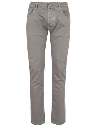 Shop Jacob Cohen Pant 5 Pkt Super Slim Fit Nick Slim In Thyme Grey