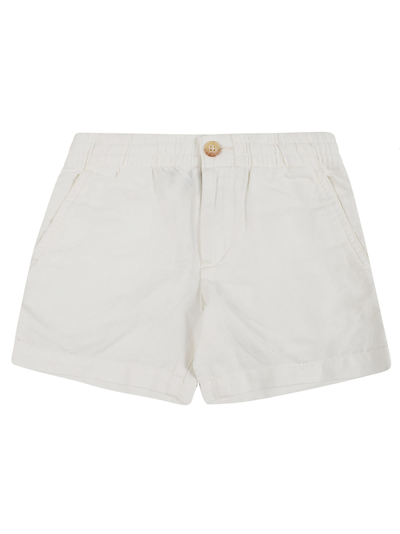 Shop Ralph Lauren Prpstr Short-shorts-flat Front In Deckwash White