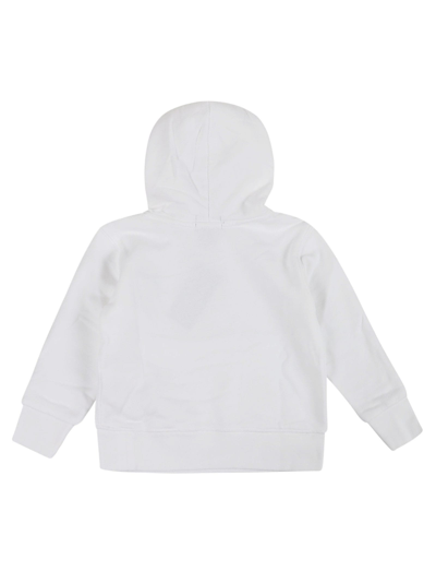 Shop Ralph Lauren Po Hood-knit Shirts-sweatshirt In White