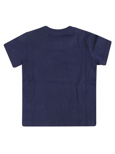 Shop Ralph Lauren Ss Cn-knit Shirts-t-shirt In Paris Bear Newport Navy