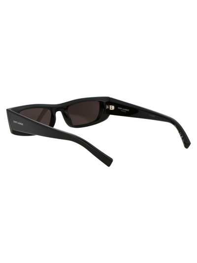 Shop Saint Laurent Sl 553 Sunglasses In 001 Black Black Black