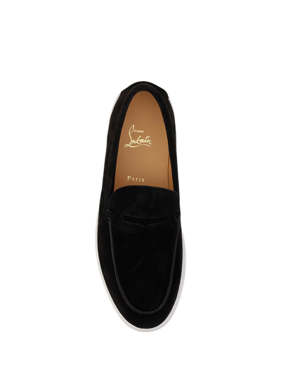 Shop Christian Louboutin Paqueboat Sneakers In Black