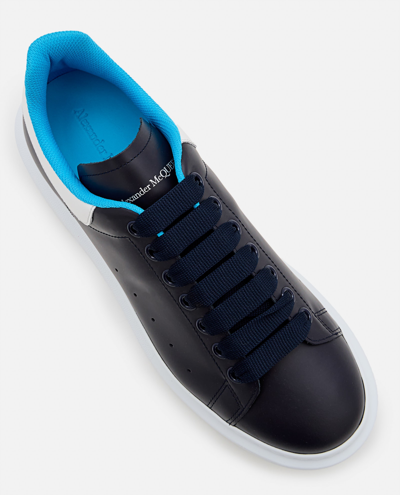 Shop Alexander Mcqueen Larry Oversize Sneakers In Blue