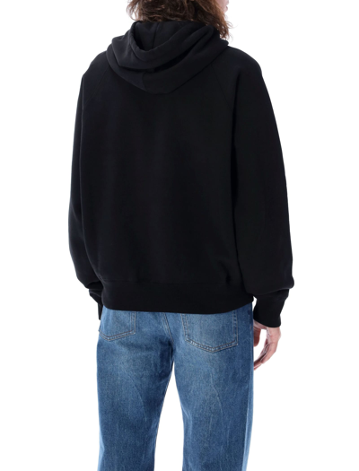 Shop Ami Alexandre Mattiussi Ami De Coeur Hoodie In Black