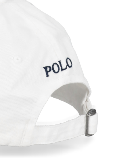 Shop Ralph Lauren Baseball Hat With Pony In White