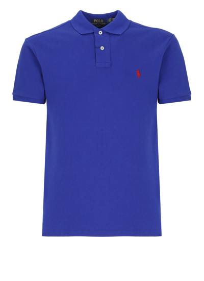 Shop Ralph Lauren Pony Polo Shirt In Blue