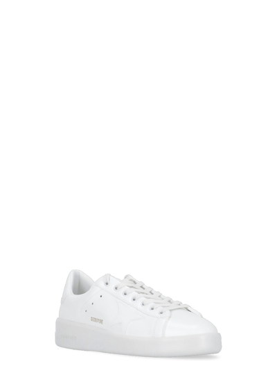 Shop Golden Goose Pure Sneakers In White
