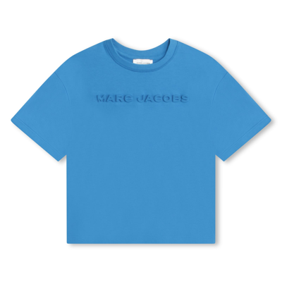 Shop Marc Jacobs T-shirt Con Logo In Blue