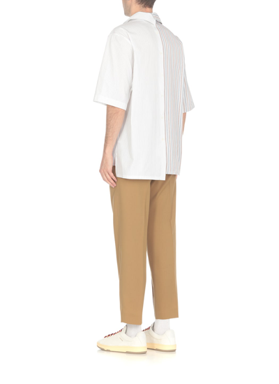 Shop Lanvin Cotton Shirt In White