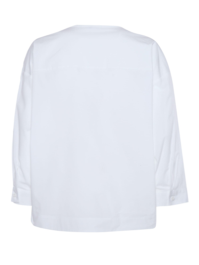Shop Peserico White Shirt In Multicolor