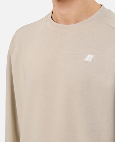 K-way Medine Sweatshirt In Beige