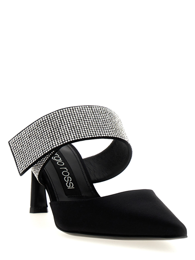 Shop Sergio Rossi Paris Mules In Black