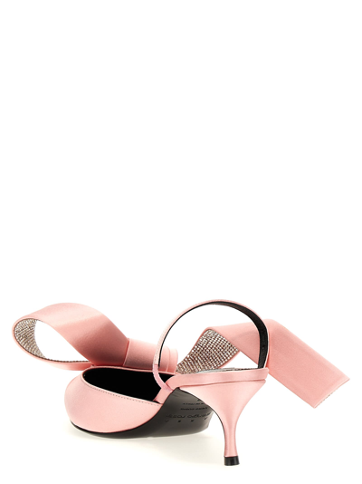 Shop Sergio Rossi X Area Area Marquise Mules In Pink