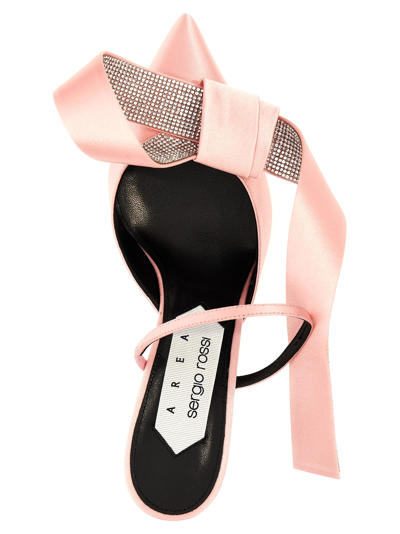 Shop Sergio Rossi X Area Area Marquise Mules In Pink