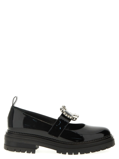 Shop Sergio Rossi Prince Loafers In Black