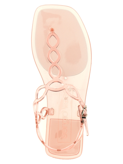 Shop Sergio Rossi Mermaid Sandals In Pink