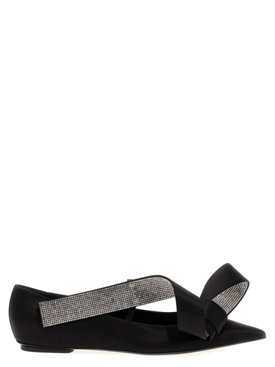 Shop Sergio Rossi Area Maquise Ballet Flats In Black