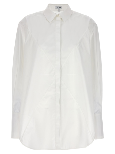 Shop Loewe Puzzle Fold Shirt In White