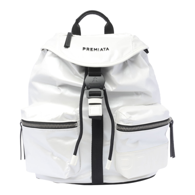 Shop Premiata Lyn Backpack In White