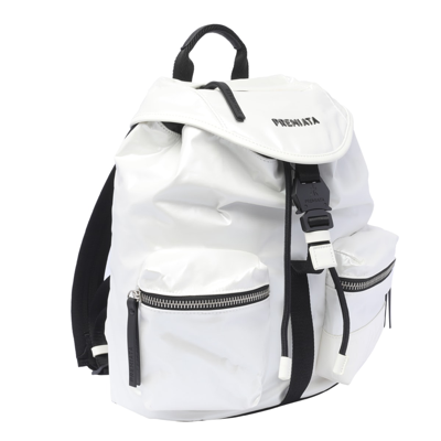 Shop Premiata Lyn Backpack In White